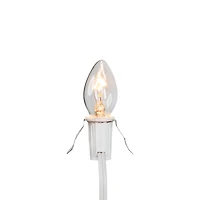 Christmas Village 6ft. White Replacement C7 Single Light Cord