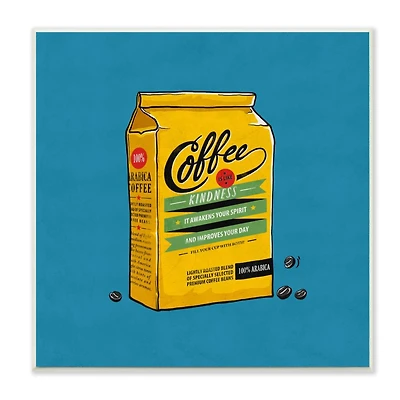 Stupell Industries Coffee Wisdom Wooden Wall Plaque