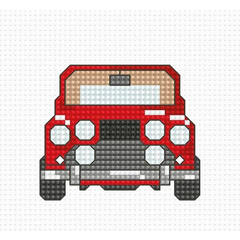 Luca-s Car Counted Cross Stitch Kit