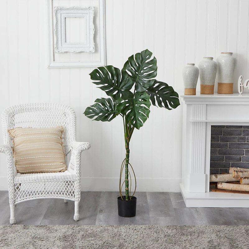 4ft. Potted Monstera Artificial Tree