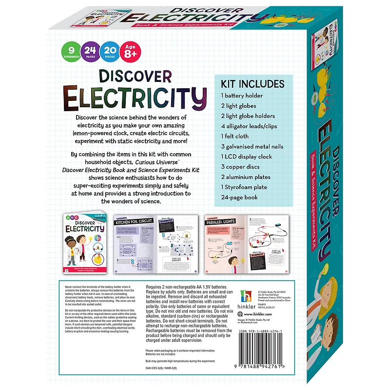 Hinkler Curious Universe™ Discover Electricity Science Kit