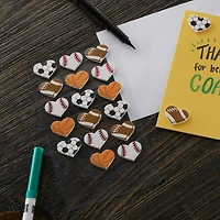 Heart Sports Ball Dimensional Stickers by Recollections™