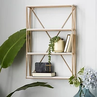 Gold Glam Wall Shelves