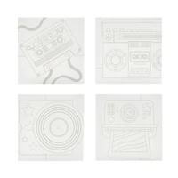 4" x 4" Retro Canvas Painting Kit by Craft Smart®