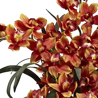 3ft. Large Cymbidium Artificial Arrangement with Vase