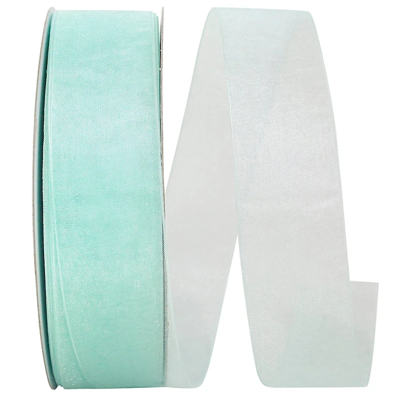 JAM Paper 1.5" x 100yd. Sheer Chiffon Mono Ribbon