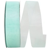 JAM Paper 1.5" x 100yd. Sheer Chiffon Mono Ribbon