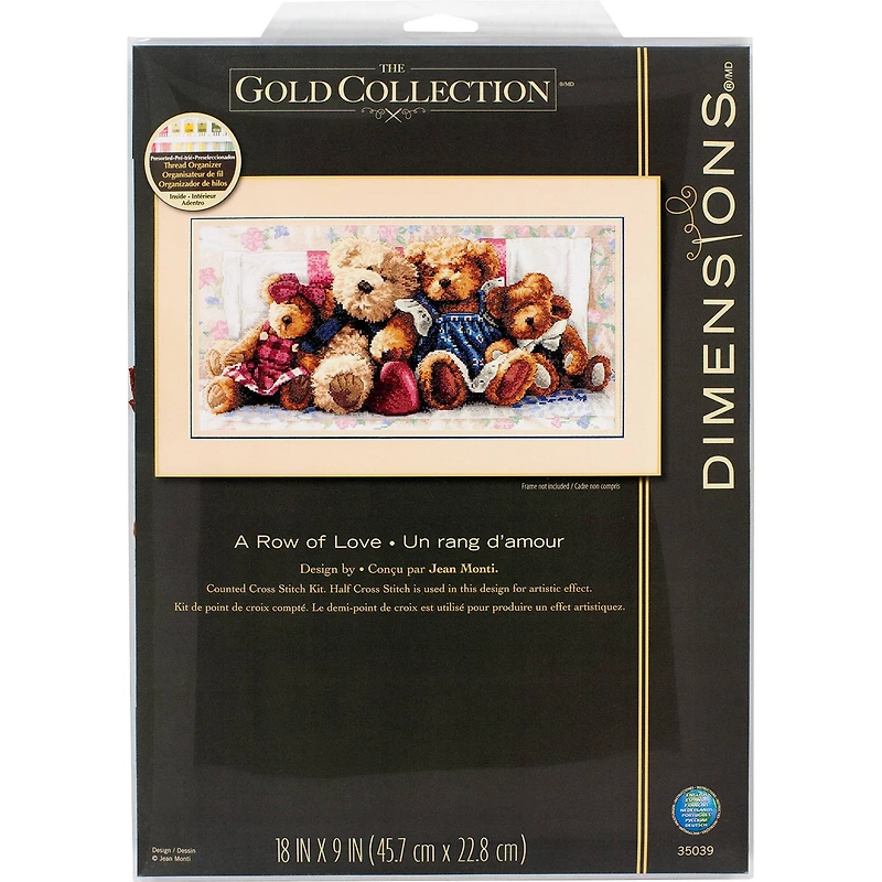 Dimensions® A Row of Love Counted Cross Stitch Kit