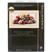 Dimensions® A Row of Love Counted Cross Stitch Kit