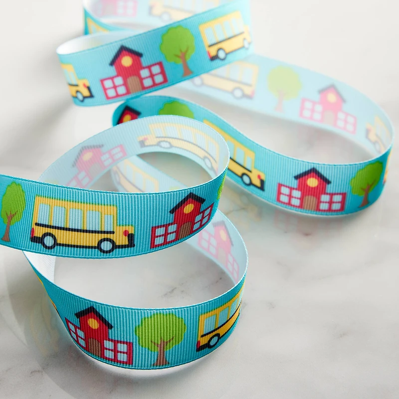 7/8" x 5yd. Grosgrain School Bus Ribbon by Celebrate It™