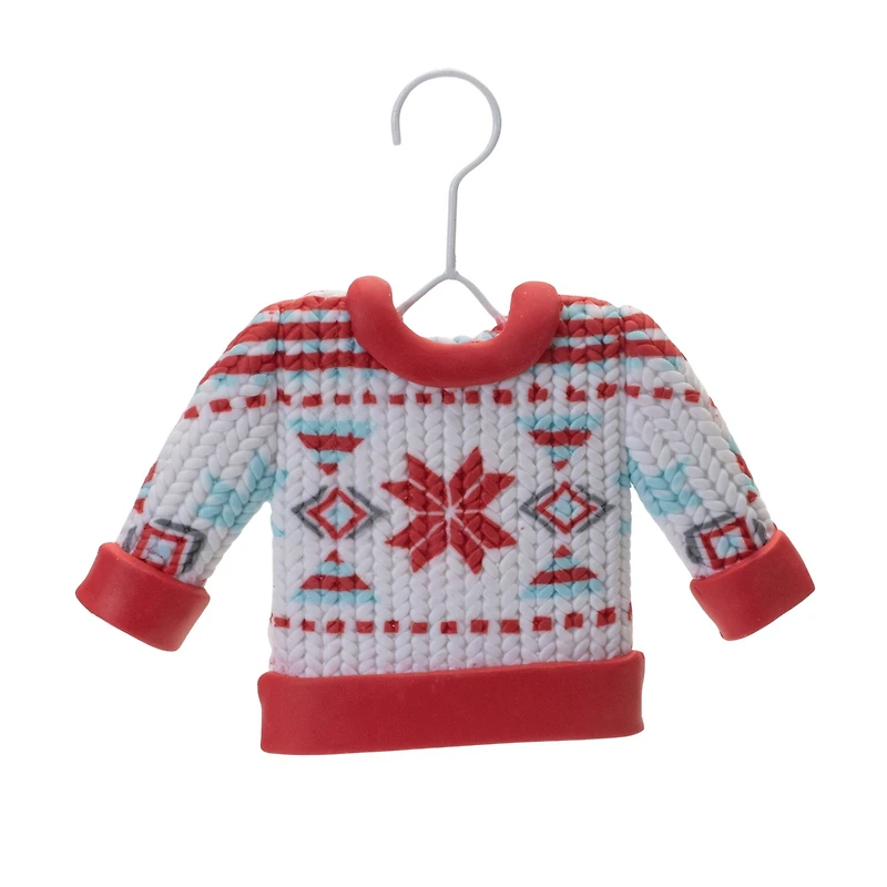 Nordic Stocking & Sweater Ornaments Set