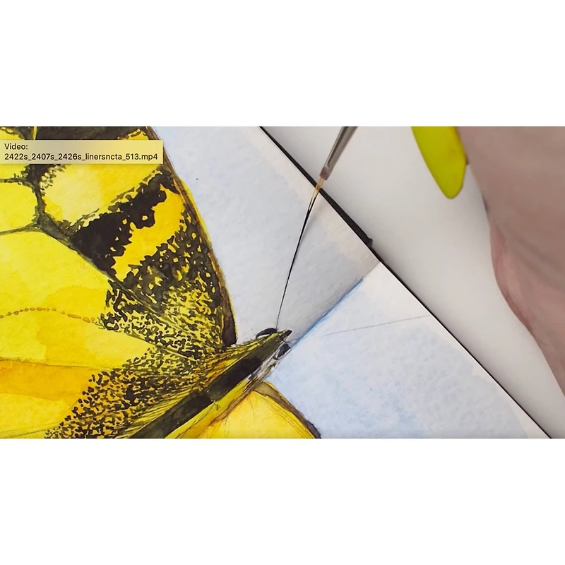 Silver Brush Limited Ultra Mini® White Striper Brushes, Set of 3