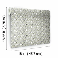 RoomMates Floral Ditzy Vine Peel & Stick Wallpaper