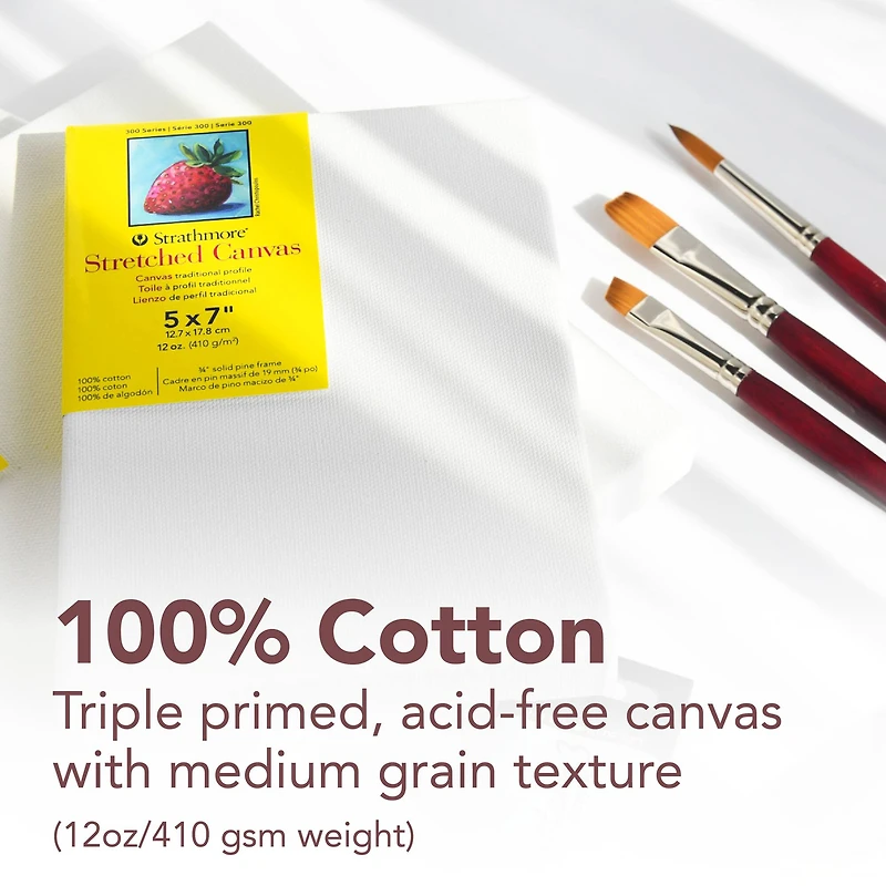 Strathmore 300 Series Traditional Stretched Canvas