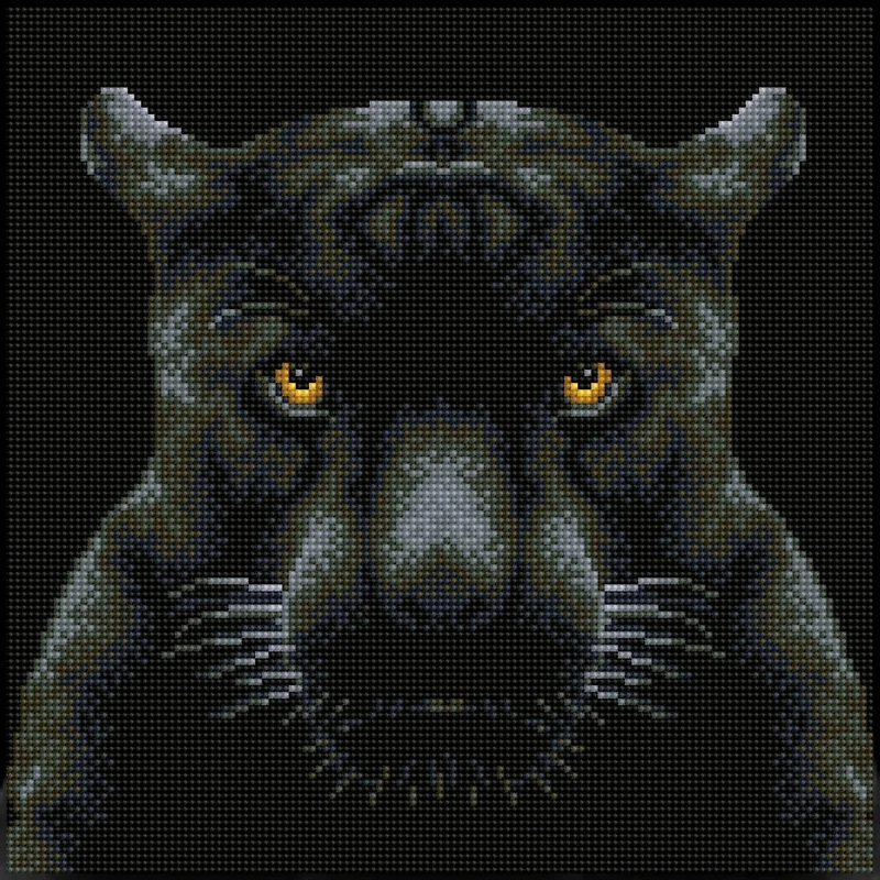 Diamond Dotz® Intermediate If Looks Could Kill Pre-Framed Diamond Painting Kit