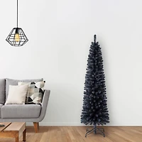 6ft. Unlit Black Sparkle Artificial Christmas Tree by Ashland®