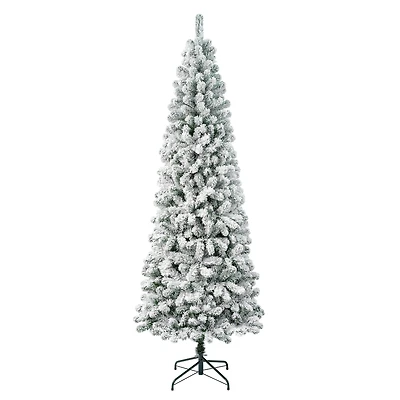 7.5ft. Unlit Acacia Medium Flocked Artificial Christmas Tree