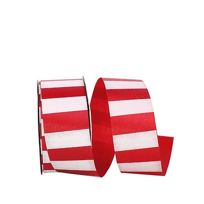 Reliant 1.375" x 25yd. Cabana Stripe Ribbon
