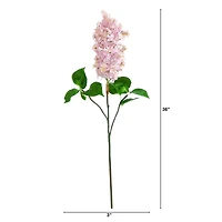 36" Pink Lilac Flower Stems, 3ct.