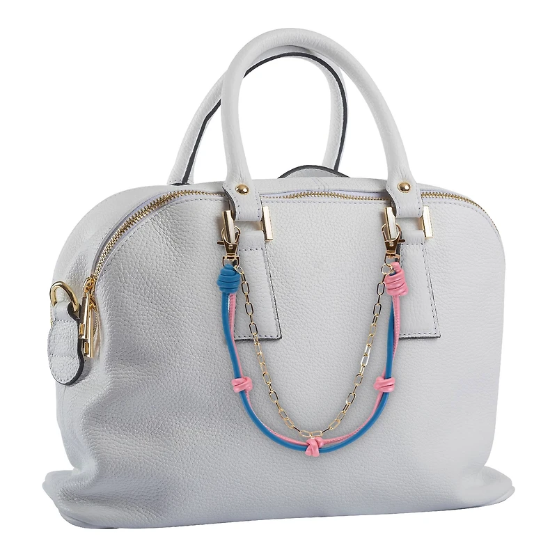 Blue Moon Studio™ Pink, Blue & Gold Chain Bag Charm