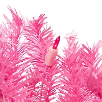 9ft. Pre-Lit Pink Spruce Christmas Garland