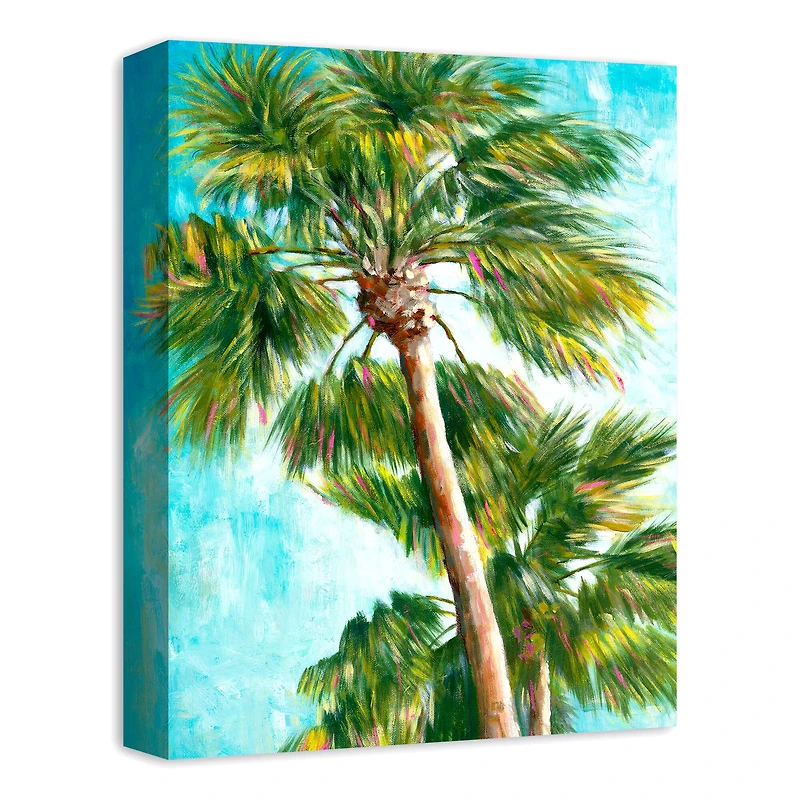 Tropical Palm Trees 12" x 16" Canvas Wall Art