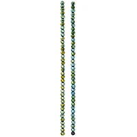 Green Iridescent Glass Faceted Beads, 3mm by Bead Landing™