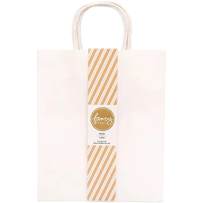 American Crafts™ Fancy That Large White Gift Bags, 4ct.