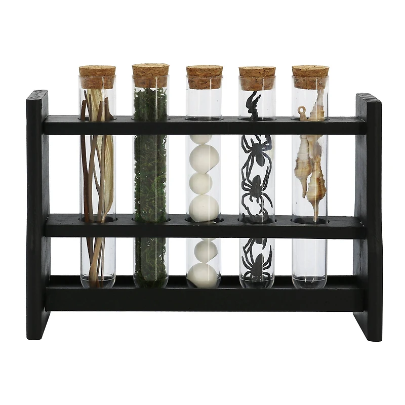 9" Witch's Brew Test Tubes with Stand Tabletop Décor by Ashland®