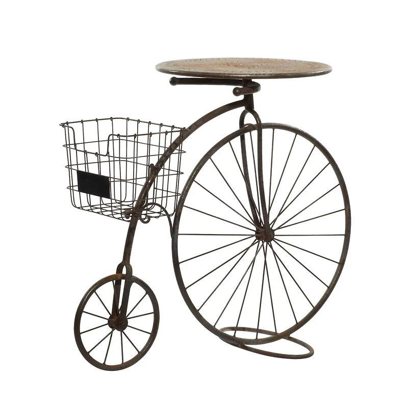 Brown Metal Farmhouse Plantstands, 30" x 36" x 18"