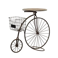 Brown Metal Farmhouse Plantstands, 30" x 36" x 18"