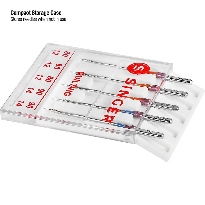 SINGER® Quilting Machine Needles, 5ct.