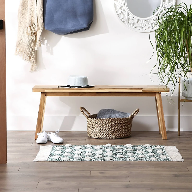 DII® Diamond Textured Hand-Loomed Shag Rug