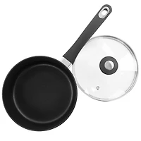 Martha Stewart Everyday Gray 3qt. Aluminum Saucepan with Lid