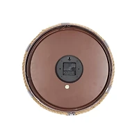 17" Blue Metal Coastal Wall Clock