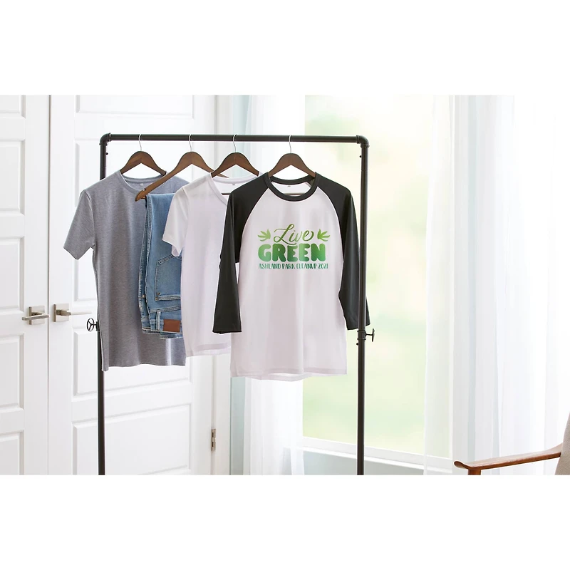 Cricut® Unisex Adult Raglan Sleeve T-Shirt Blank