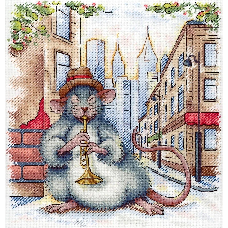 MP Studia Street Jazz Cross Stitch Kit