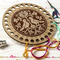 Wonderland Crafts Bird Couple Thread Organizer Embroidery Kit 