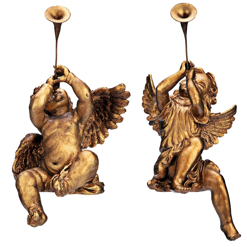 Design Toscano Trumpeting Angels of St. Peters Square Statue Set