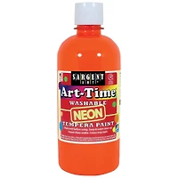 12 Pack: Sargent Art® Art Time® Washable® Neon Tempera Paint