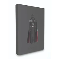 Stupell Industries Star Wars™ Darth Vader Minimalist Illustration Canvas Wall Art