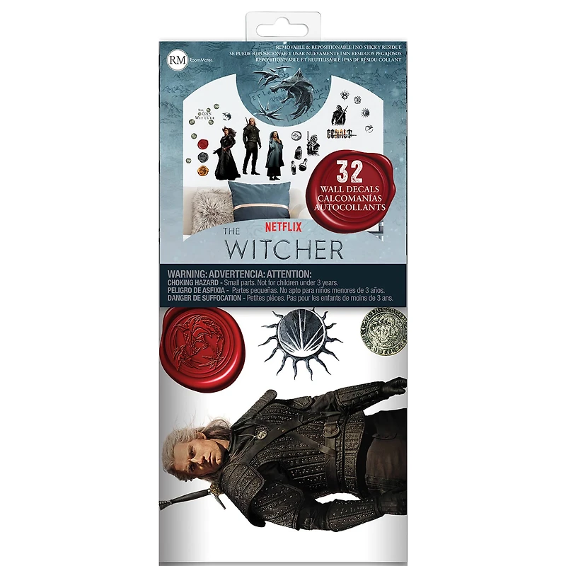 RoomMates The Witcher Characters Peel & Stick Wall Decals
