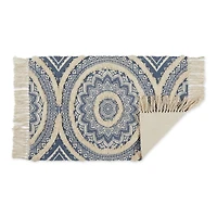 DII® Printed Natural Hand-Loomed Shag Rug