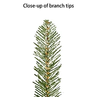 32" Pre-Lit Flocked Snowflake Wreath