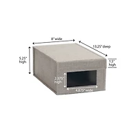 Household Essentials Drop Front Shoe Box