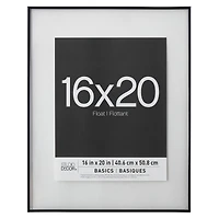 5 Pack: Black Thin 16" x 20" Float Frame, Basics by Studio Décor®