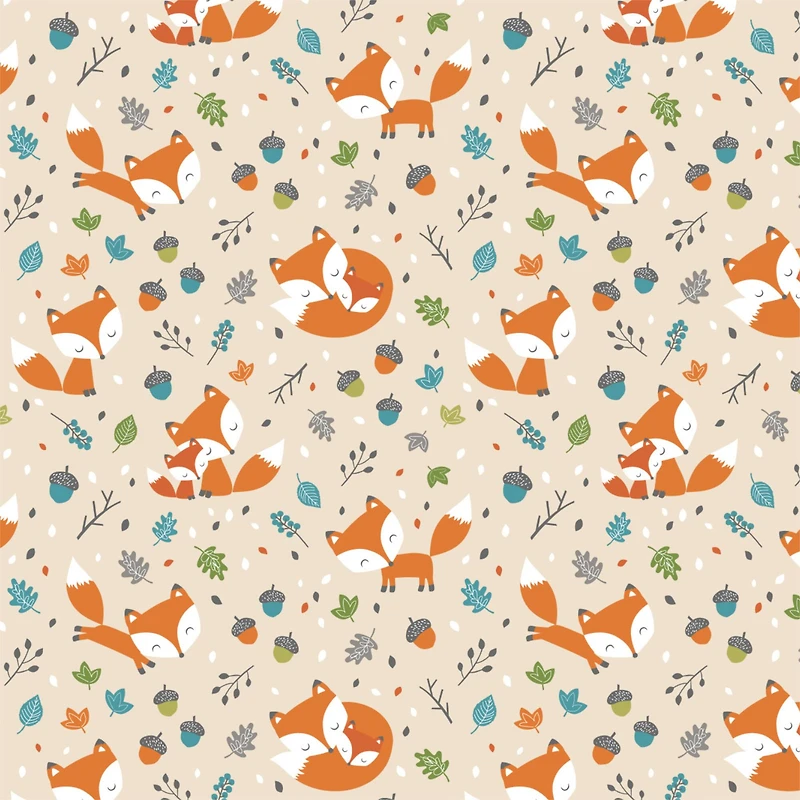 Eugene Textiles Baby Fox Flannel