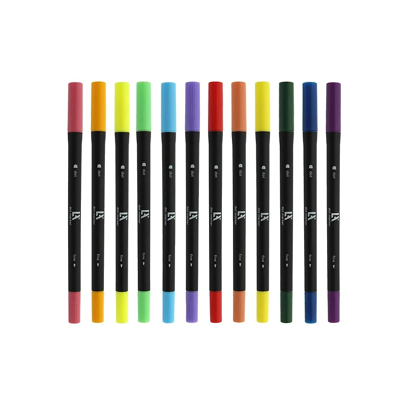 Leisure Arts® Dot Art 12'' x 12'' Calendar with Markers Set