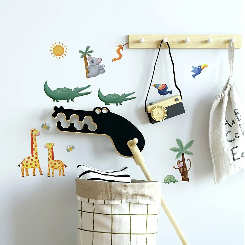 RoomMates Jungle Adventure Peel & Stick Wall Decals