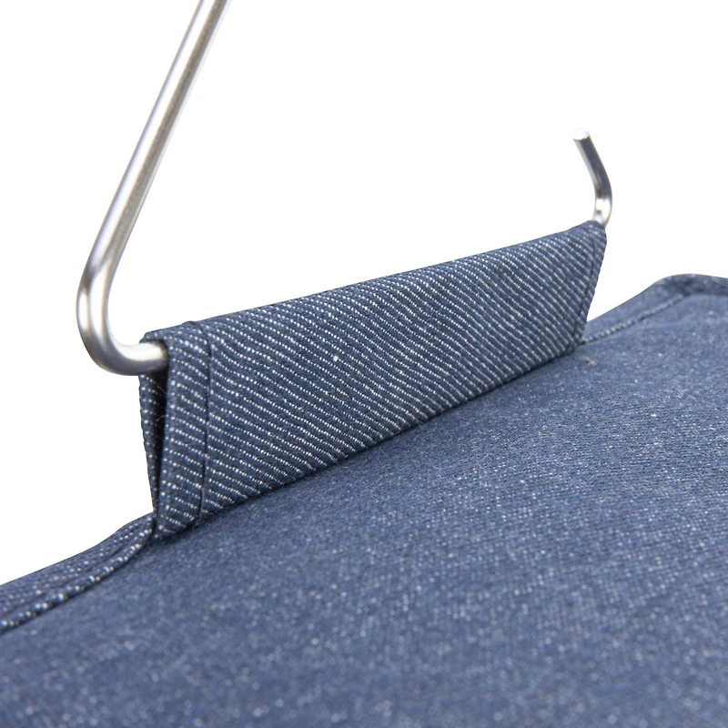 Household Essentials Denim 50" Cotton Blend 6 Shelf Closet Organizer